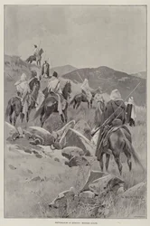 Troubles au Maroc, éclaireurs maures